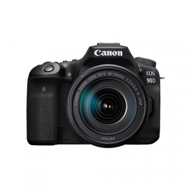 Canon EOS 90D Kit (18-135 f3.5-5.6 IS USM) + GARANZIA 2 ANNI ASSISTENZA IN ITALIA +